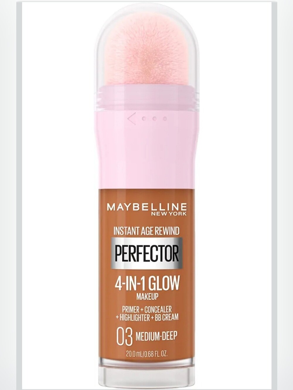 Maybelline Instant Age Rewind Perfector 4-in-1 Glow Makeup - Medium-Deep (03)